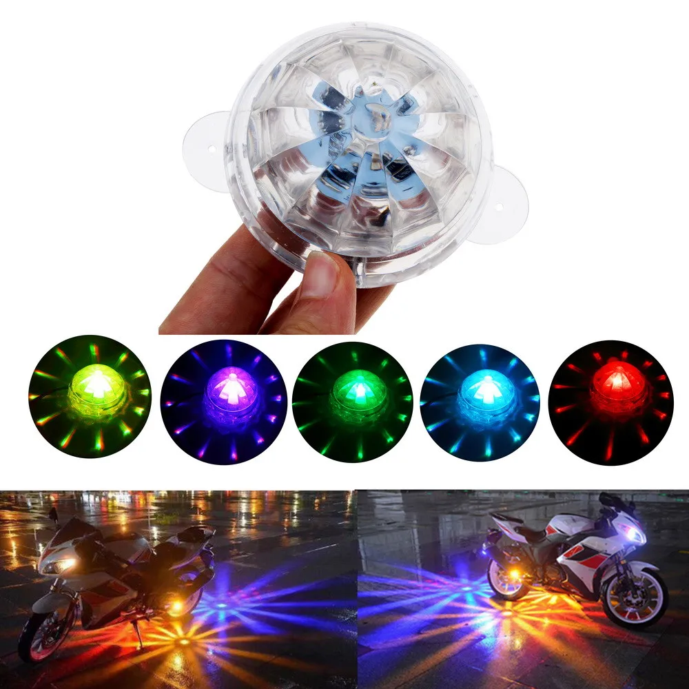 Motorcycle Car LED Chassis Light Under Motorbike Scooter Flasher Tail Brake Fog Lamp 32 Modes Atmosphere Lamp LED 12V0