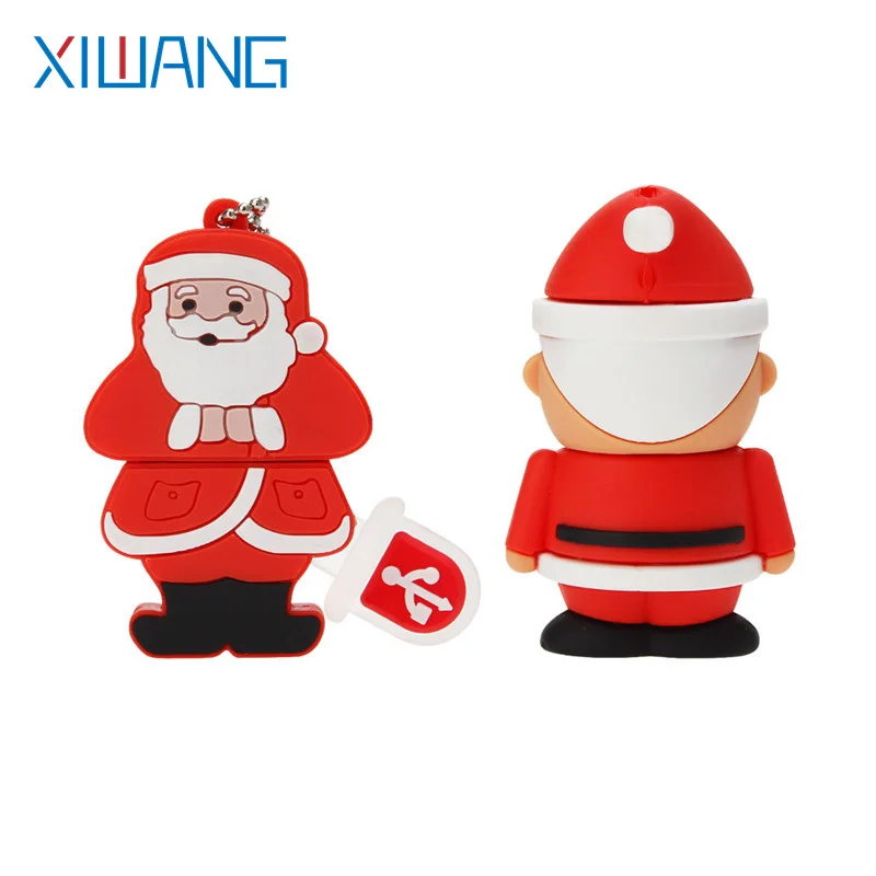 

pendrive 16gb Christmas Tree Usb Flash Drive 64gb Creative Pen Drive 32gb Cartoon Santa Claus usb stick Elk u disk free delivery