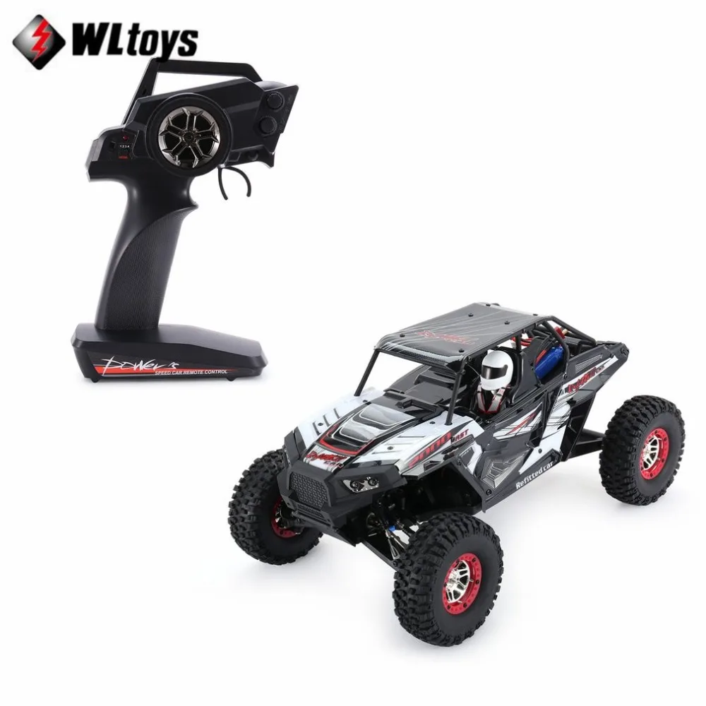 

Wltoys 10428-B2 1/10 2.4G 4WD Electric Rock Climbing Crawler RC car Desert Truck Off-Road Buggy Vehicle with LED Light RTR fi