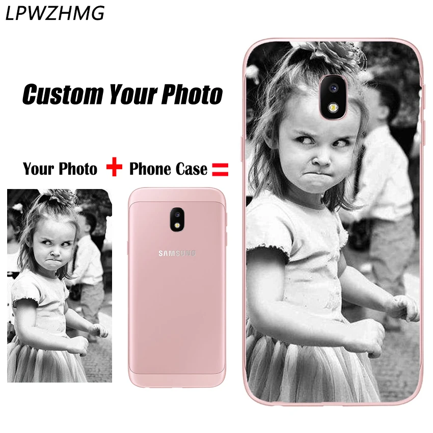 

LPWZHMG DIY Customized Photo TPU Phone Case For Samsung Galaxy J5 2017 Silicon Back Cover For Samsung J3 J5 Pro J7 Phone Cases