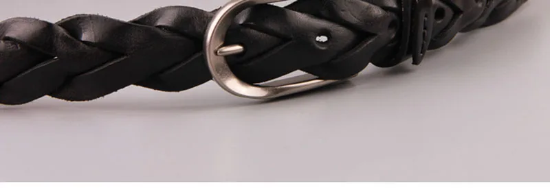 FAJARINA Ladies Fashion Design Pure Cow Skin Leather Belt Retro Styles Weave All-match Manual Cowhide Belts for Women N17FJ225 ladies belt
