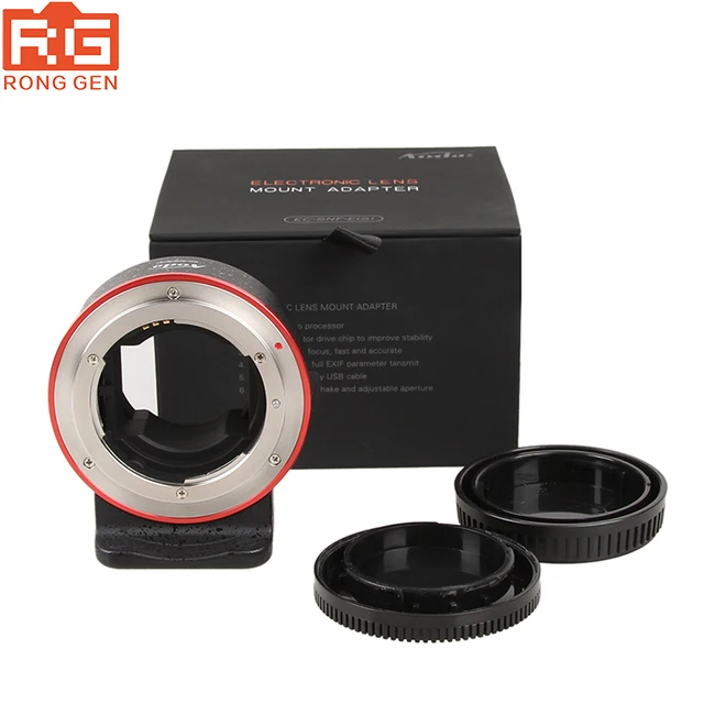 Autofocus Electronic AF Lens Mount Adapter for Nikon Lens E Mount Lens