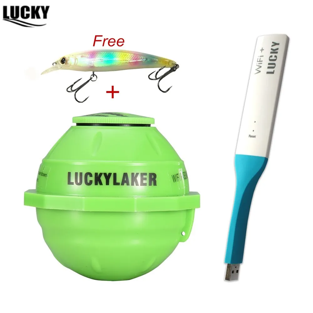 Беспроводной эхолот рыболокатор Lucky Sonar портативный на базе Android глубинный