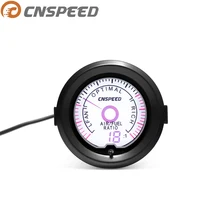 " 52 мм 20 СВЕТОДИОДНЫЙ Цифровой Автомобильный датчик соотношения воздушного топлива 12 В гоночный воздушный топливный индикатор дымчатый оттенок объектива AFR Gauge YC101427