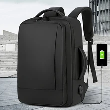 Men Women Business Laptop Backpack Anti Theft Back Bag USB Charging 15.6 Inch Notebook Backpacks Waterproof Large Travel Bagpack solar charging anti theft backpack men waterproof safety business travel bagpack unisex multifunctional large capacity schoolbag