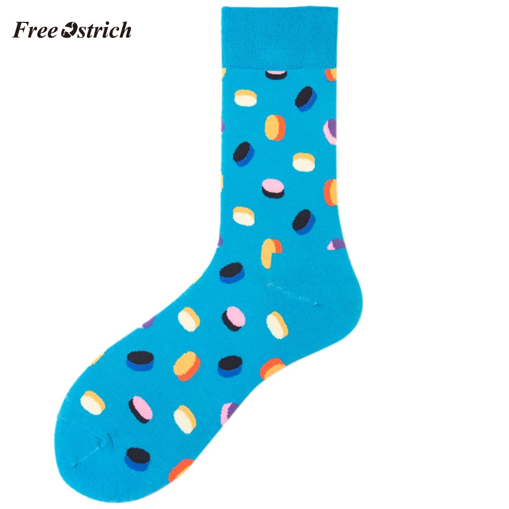 

Free Ostrich Men Cotton Cute Cute Print Multicolor Crew Socks Men's Socks Fashion High Quality Socks For Couple Unisex Hot Sales