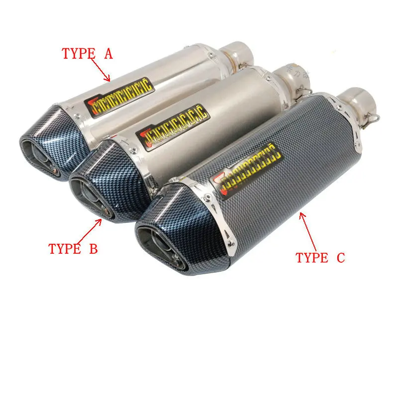 

MOKALI Motorcycle Modified Exhaust Scooter Muffler motor Exhaust For CBR CBR125 CBR250 CB400 YZF FZ400 RACING Free Ship