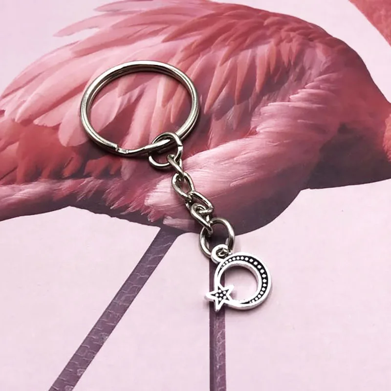 /'Friend/' Heart Charm Keyring with Strong is Beautiful//Giraffe Charm Lovely Gift