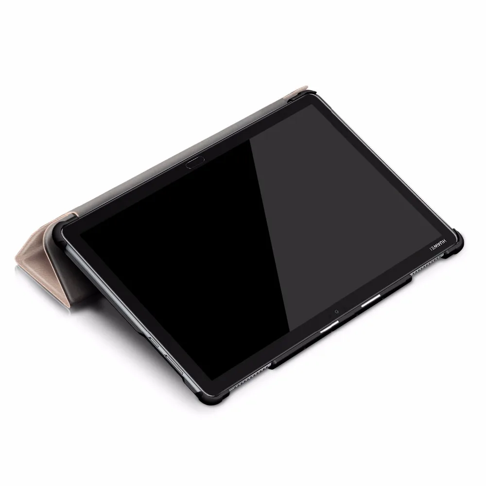 Хорошее кожаный чехол для huawei Mediapad M5 Lite 10 10,1 BAH2-W09/L09/W19 чехол-подставка Smart Case для huawei Mediapd M5 Lite 10,1