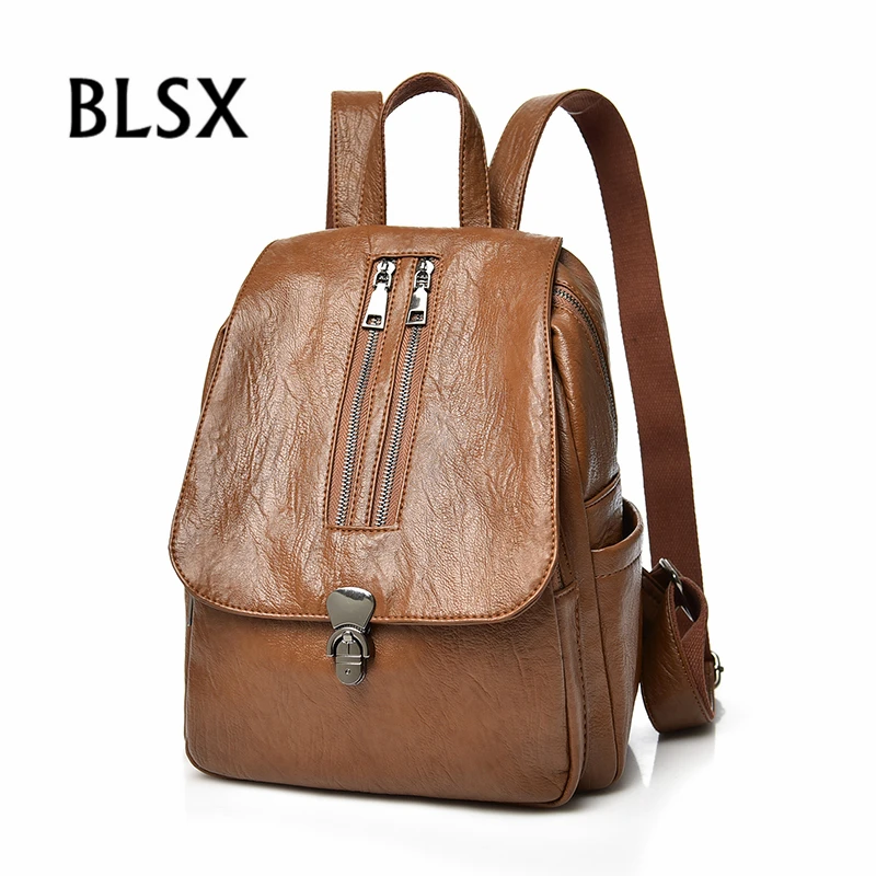 Для женщин рюкзак высокое качество искусственная кожа Mochila Escolar школьные сумки