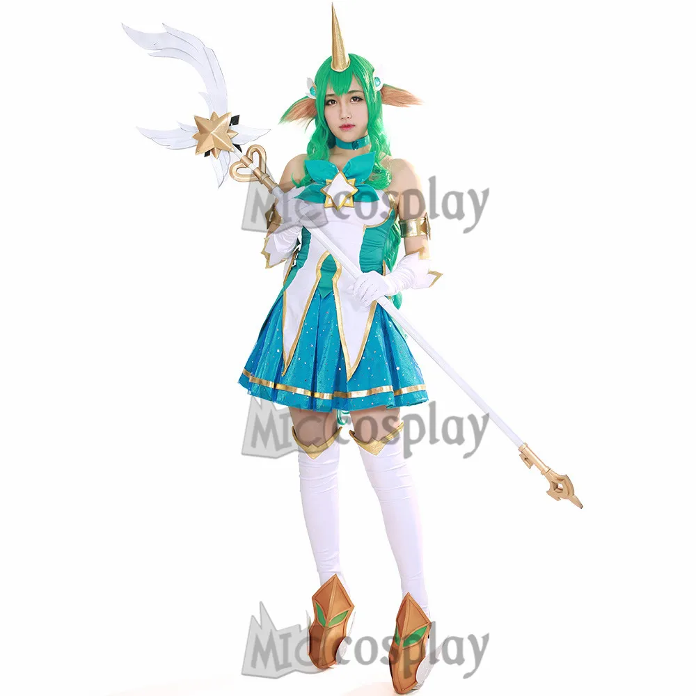 

cos Soraka Cosplay Costume Dress