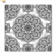 HUGSIDEA платок 3D Мандала стиль квадратный уютный дамские руки Модные женские креативные банданы шейный шарф Mouchior 53*53 см