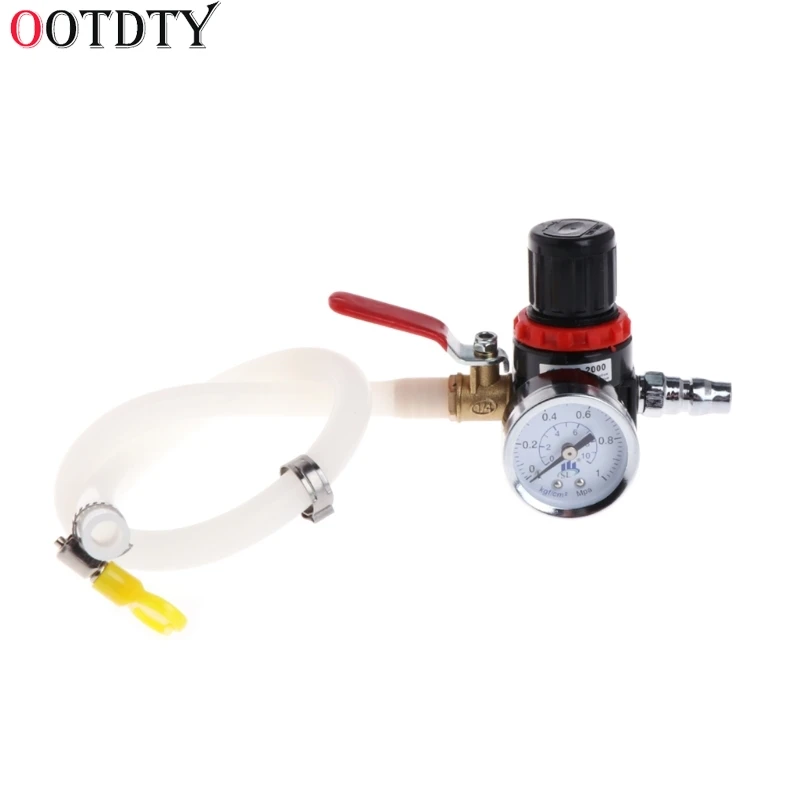 

OOTDTY Universal Car Coolant Water Tank Leakage Detector Radiator Pressure Tester Gauge
