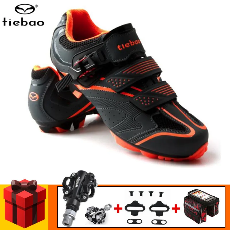 

Tiebao cycling shoes sapatilha ciclismo mtb 2019 men women mountain bike shoes self-locking breathable SPD bicycle pedals shoes