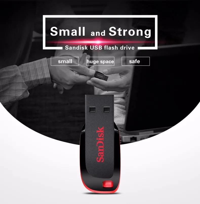 SanDisk USB флеш-накопитель 32 Гб 64 ГБ 8 ГБ 16 ГБ CZ50 USB2.0 карта памяти USB флеш-накопитель 128 Гб Поддержка официальной проверки