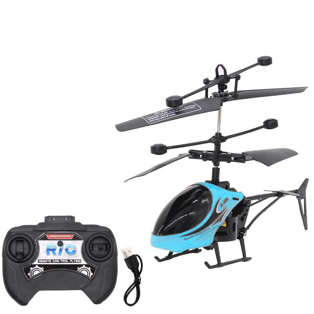 Мини RC Инфракрасный индукционный пульт дистанционного управления RC игрушка 2CH гироскоп вертолет RC Дрон Вертолет синий зеленый модель a612