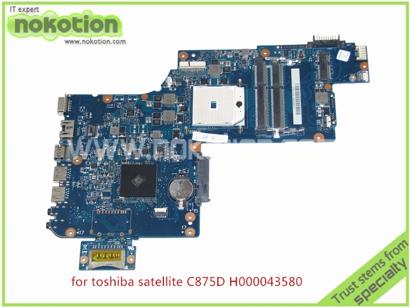 

H000043580 Laptop motherboard For toshiba Satellite C875D L870 L875 C875 Series AMD DDR3 PLAC CSAC UMA rev 2.1