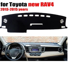 RKAC приборной панели автомобиля Обложка Коврик для TOYOTA RAV4 2013 до левым dashmat pad Даш коврик охватывает аксессуары Приборной Панели