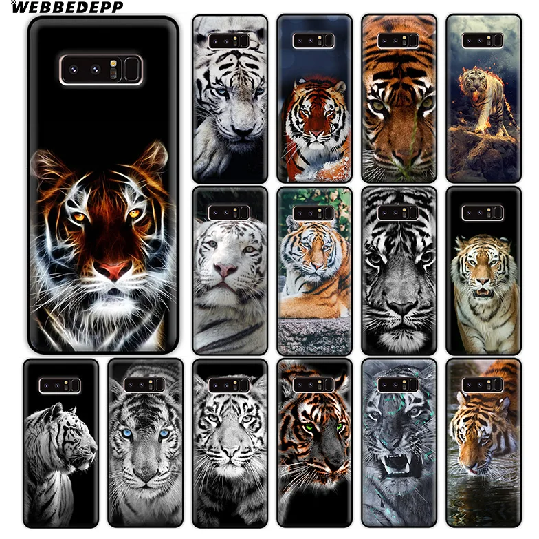 Мягкий силиконовый чехол WEBBEDEPP Tiger Animal Alpha для Samsung Galaxy A9 A8 A7 A6 Plus 2018 A5 A3 2017 2016 Note 9 8 |