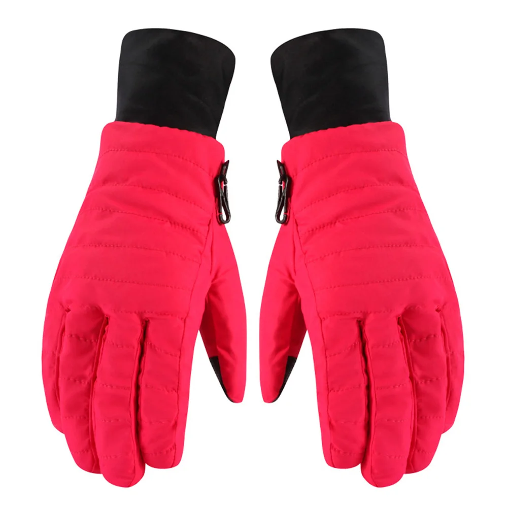 Профессиональные зимние уличные перчатки для лыжного спорта девушки парни Водонепроницаемый теплые перчатки зимние ветрозащитные Лыжный Спорт сноуборд перчатки