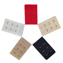 2 компл./лот Для женщин бюстгальтер расширитель 3 ряда 2 крюк бюстгальтеры туфли с ремешком и пряжкой нижнее белье швейные инструменты Аксессуары для нижнего белья 5 цветов