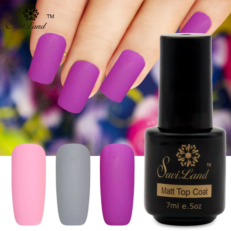 Buy Saviland 1pcs Matt Gel Lacquer Nail Art UV Gel