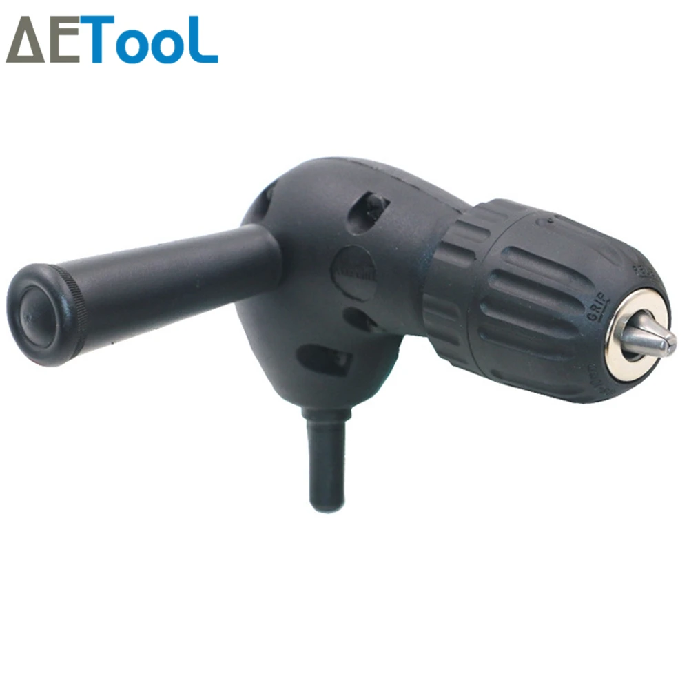 AETool 90 Degree Angled Drill Chuck Universal Drill Bit for Metal Adapter Screwdriver Corner