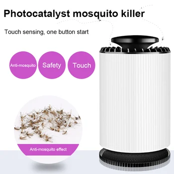 

USB Powered LED Photocatalyst Mosquito Dispeller with Trap Lamp for Home WWO66