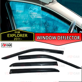 

Window deflector for Ford Explorer 2011- car window deflector wind guard vent sun rain visor cover car styling decor