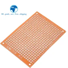 PCB 5x7, 5x7, 5cm, 7cm, 10 pièces, DIY, bricolage, carte universelle, jaune