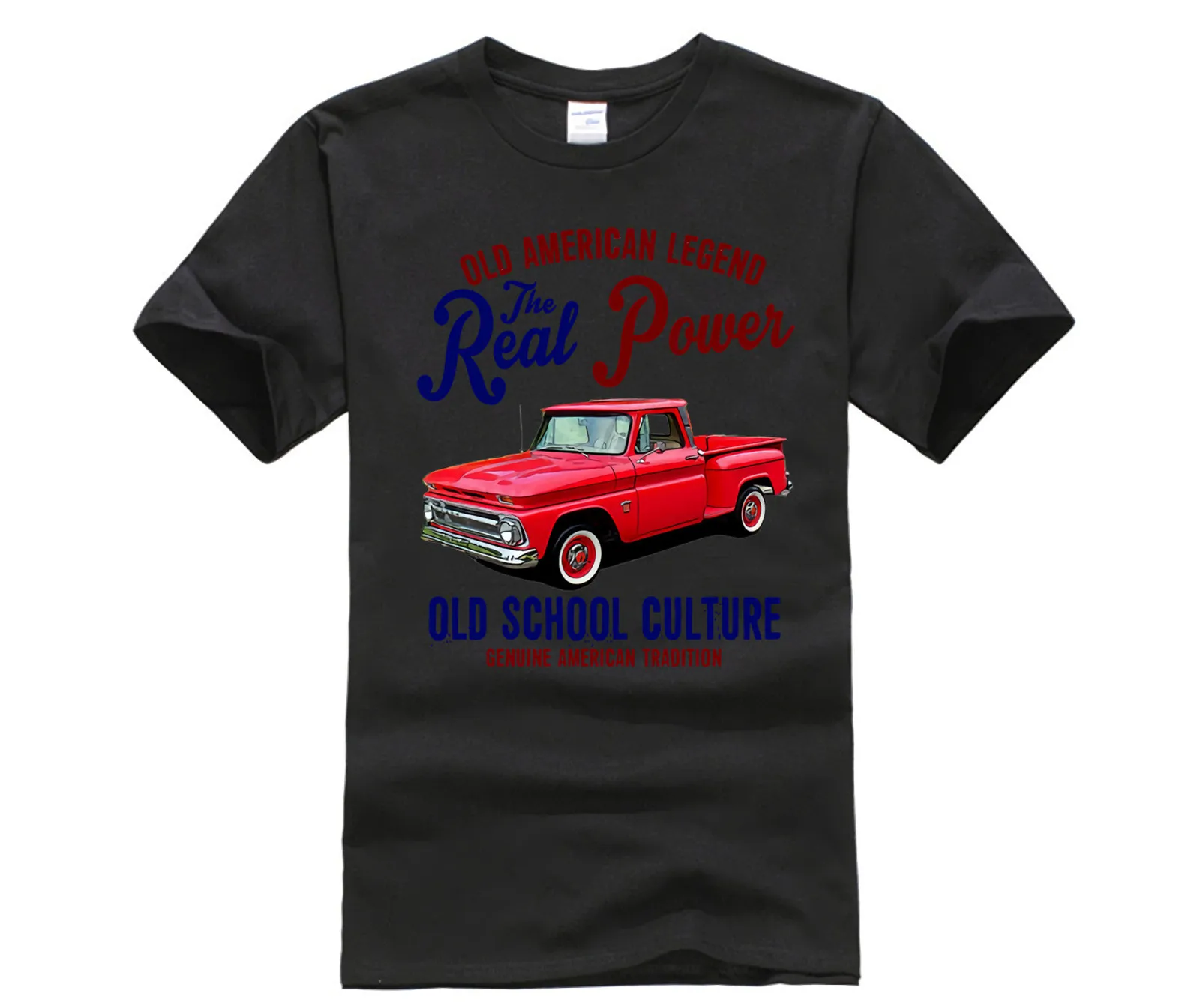 

Fashion Printed men's T-Shirt Short Sleeve VINTAGE AMERICAN CHEVROLET PICK UP C10 NEW COTTON T SHIRT fan t shirt fear cosplay
