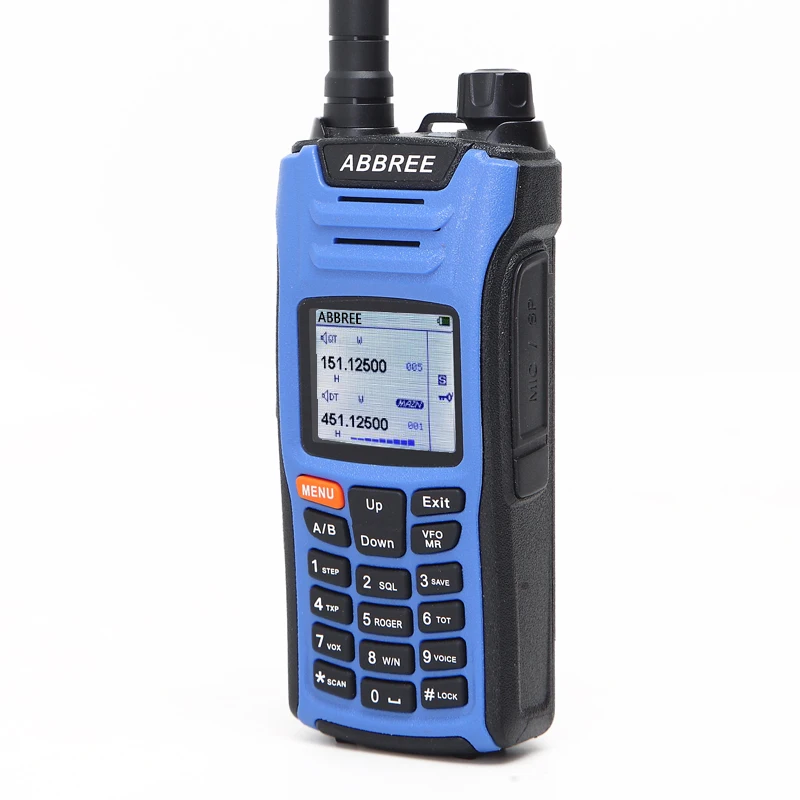 Abbree AR-F6 Ham Walkie Talkie Radio125-560MHz все полосы большой диапазон двойной дисплей двойной режим ожидания VOX DTMF SOS ЖК-дисплей цветной дисплей