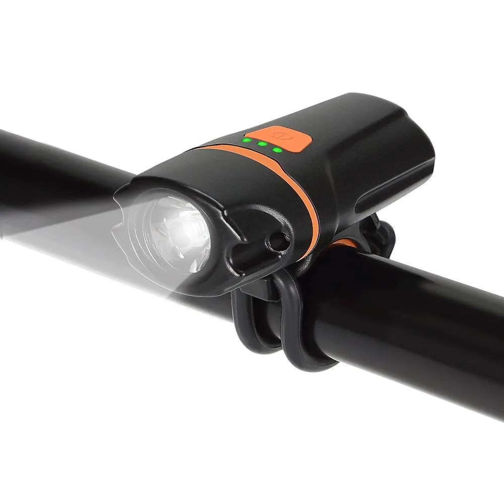 

High Light T6 LED Cycling One Piece Bike Lamp Bicycle Head Light Flashlight USB Style Rechargeable Waterproof Flash Outdoor