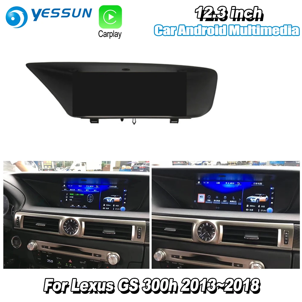 YESSUN 10.25" For Lexus GS 300h 20132018 Car Android Carplay GPS Navi