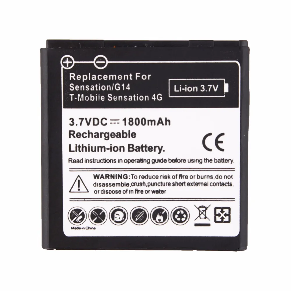 Сменный аккумулятор для HTC Shooter G14 Sensation 4G bg58100 3 7 в 1800 мАч|battery for|battery for htcphone battery |