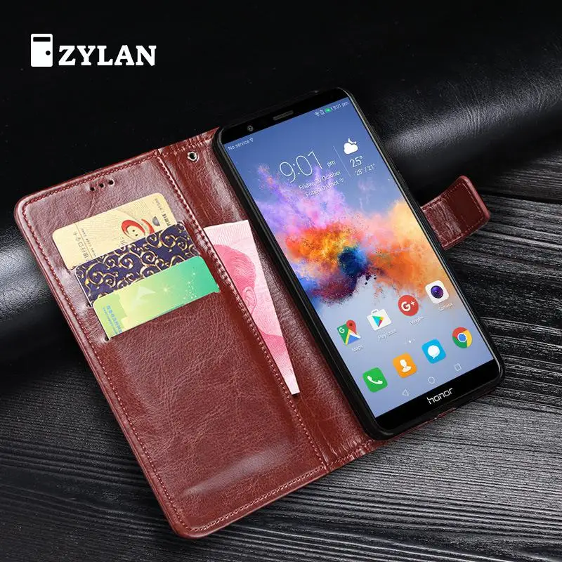 

ZYLAN For Huawei Honor 7X Case Cover Flip Leather Stand Wallet Cover For Huawei Honor 7X X7 7 X 5.93" BND-L21 Coque Phone Case
