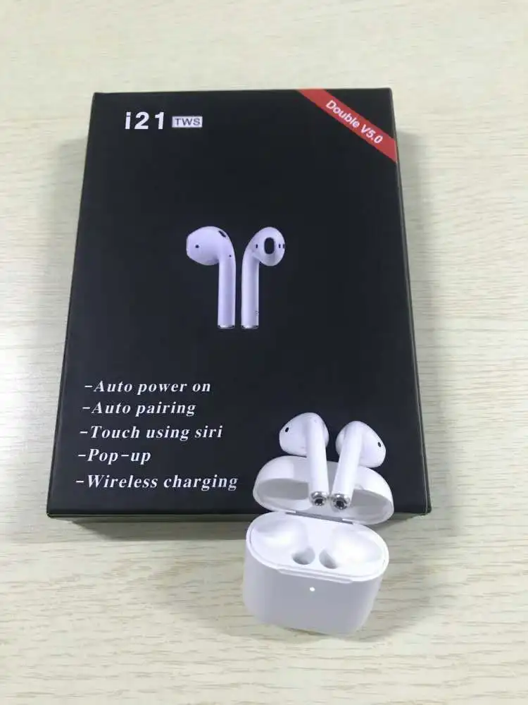 

i21 TWS Pop up+Touch function+wrieless charging i21 tws headset Bluetooth 5.0 4D bass earphone pk i10 i12 i13 i15 tws