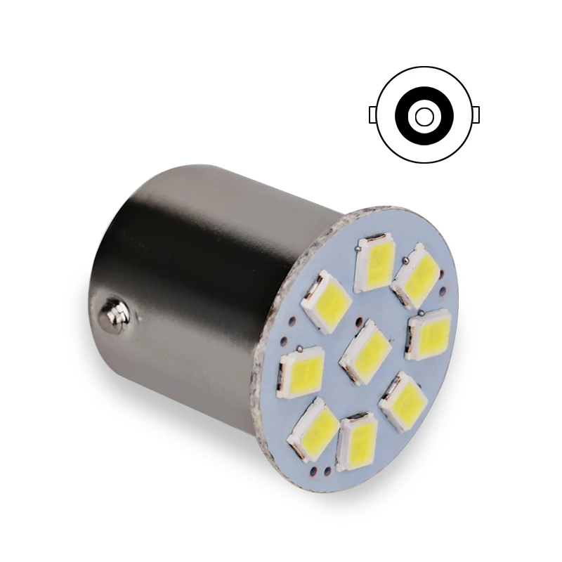 Автомобильный S25 1157 1156 Led Bay15d Ba15s Bau15s DRL 12 В белый s25 лампочка указателя поворота