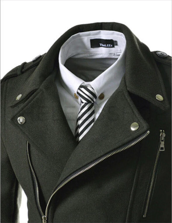 Мужское пальто, двубортное пальто, новая продукция, мужская мода, мульти-молния, дизайн, лацканы, шерстяное пальто, отложной воротник, смесь шерсти