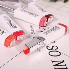 1 шт. Увлажняющая помада градиентный цвет корейский стиль два цвета Блеск для губ палочка красный розовый стойкий бальзам для губ Макияж