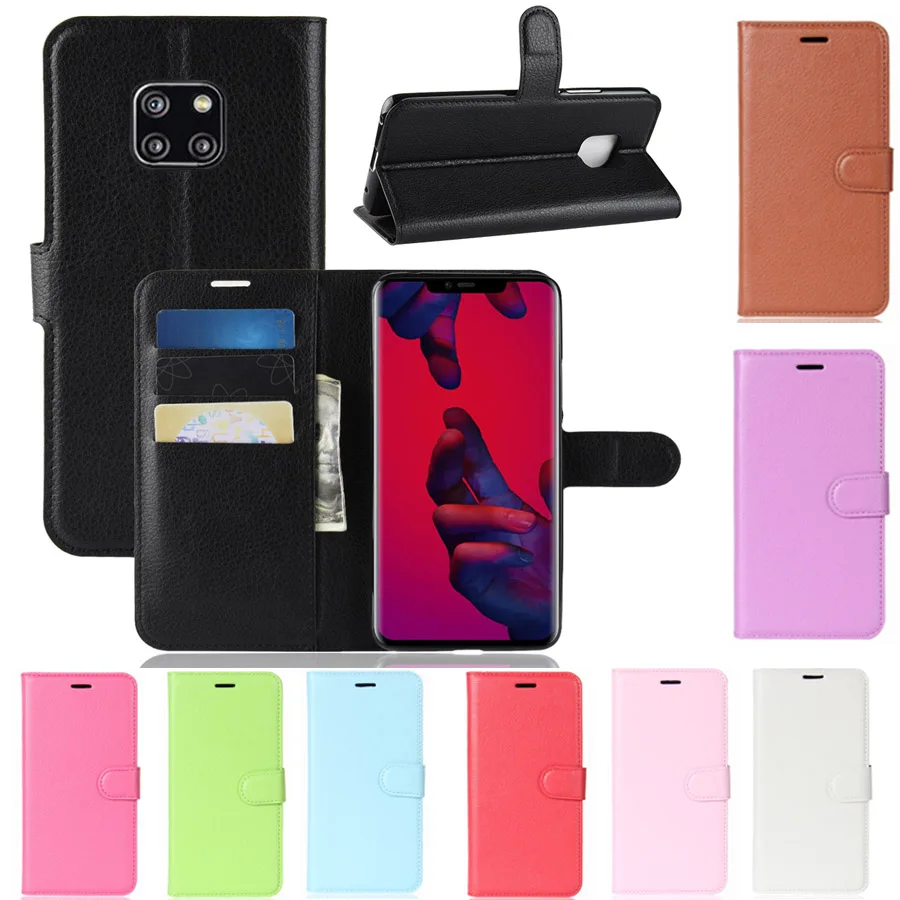 Чехол-Кошелек из искусственной кожи с откидной крышкой для Huawei Mate 20 Pro