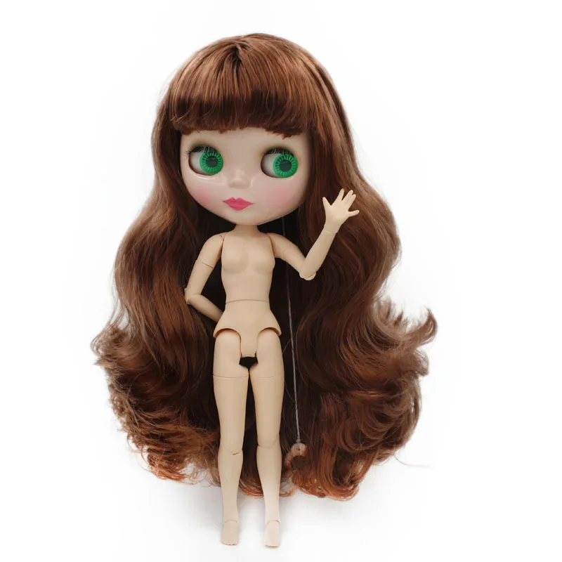 Голая кукла похожа на куклу Blyth BJD Настраиваемые куклы могут быть изменены макияж
