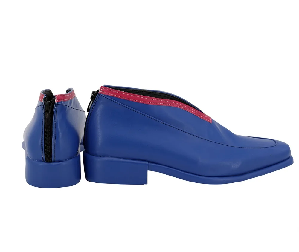 JoJo's Bizarre Adventure Golden Wind Pannacotta Fugo Cosplay Shoes Blue Boots Custom Made Any Size (3)