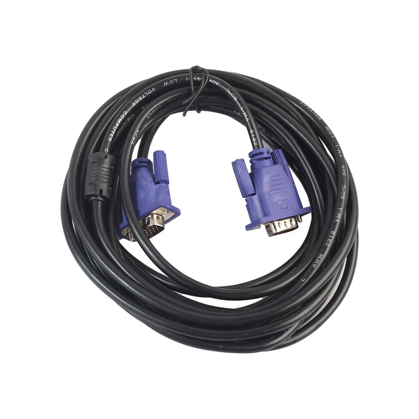 Blue SVGA VGA Monitor Extension Cable Male to Female PC Video Cable