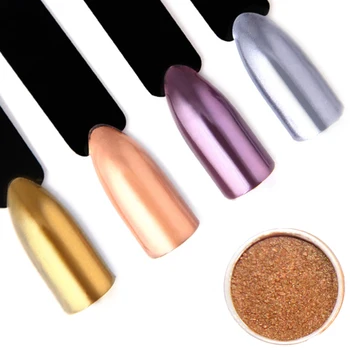 

0.5g Mirror Nail Glitter Shimmer Nail Art Chrome Pigment Powder Dust Glitters Nail Art Dipping Manicure UV Gel Polish