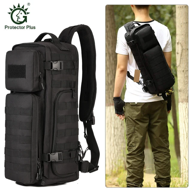 Tactical Sling Bag Pack Military Shoulder Backpack Man Large Travel Assault Backpacks Molle Bags ...