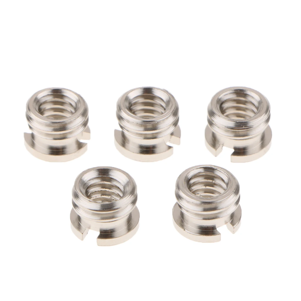 1/4' Female to 3/8' Male Tripod Screw Mount Adapter Converter for Camera Bracket Light Stand Monopod Ball Head Mount Quick Plate