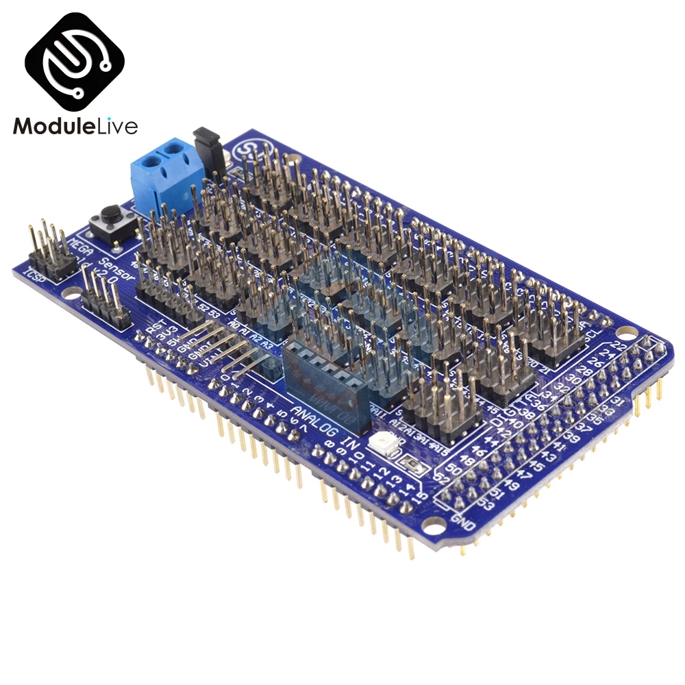 Датчик для Arduino Mega Module Shield V2.0 V2 ATMEGA2560 ATMEGA 2560 R3 ATMEGA1280 1280 ATmega8U2 ATMEL AVR|Детали и