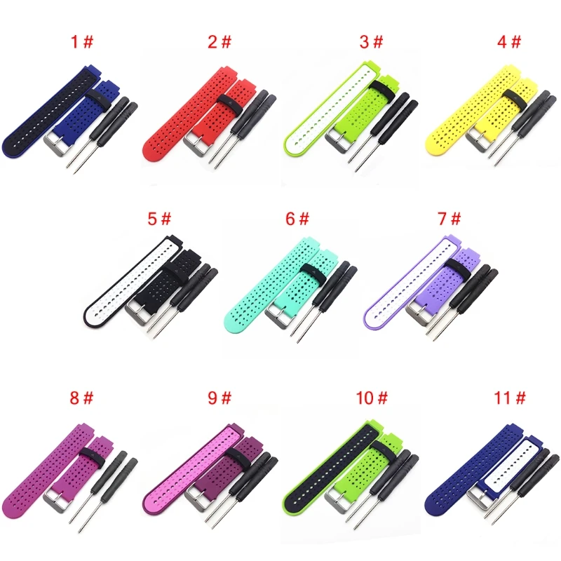 

Silicone Watch Strap Band For Garmin Forerunner 220 230 235 620 630 Smart Watch