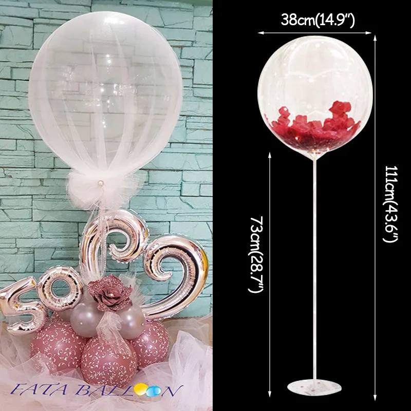 Ballons Accessories Balloon Holder Stand Ballon Arch Chain Ballons Glue Dot Kids Birthday Party Baby Shower Wedding Decoration